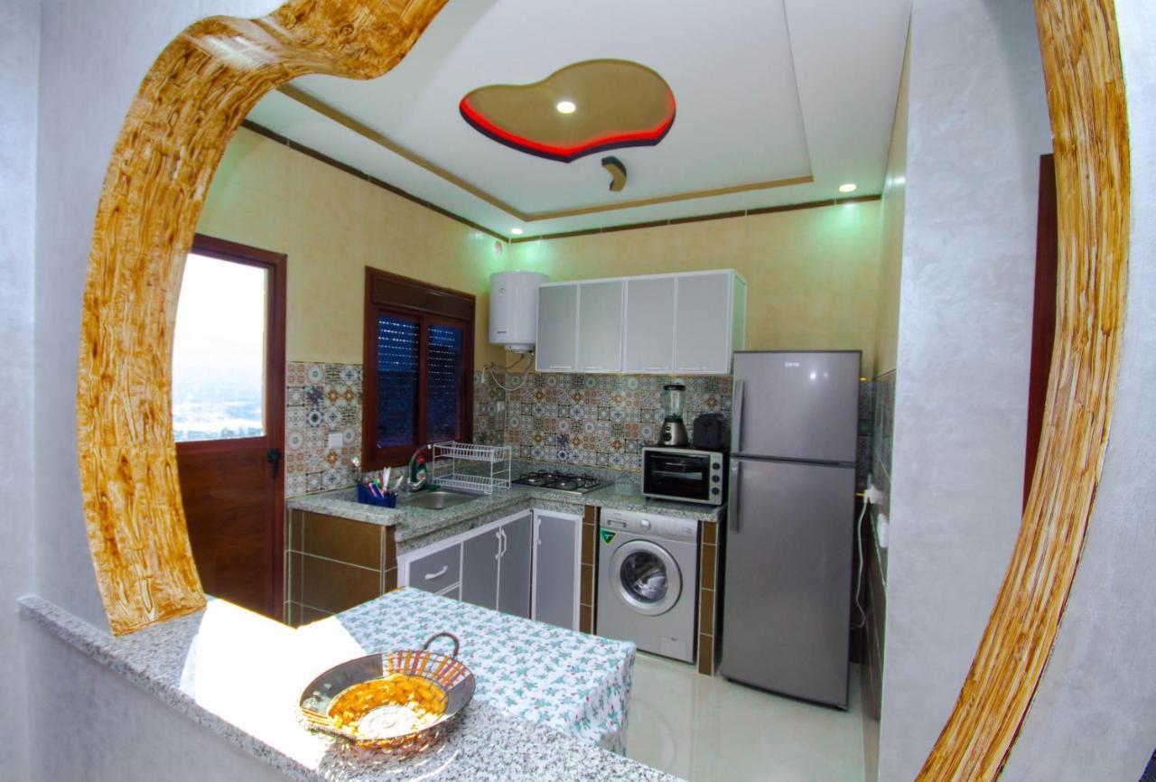 Très joli appartement avec une vue panoramique. Chefchaouen Esterno foto